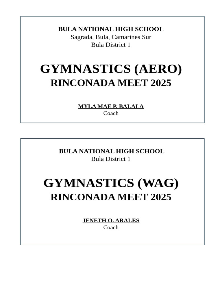 Label Palaro | PDF