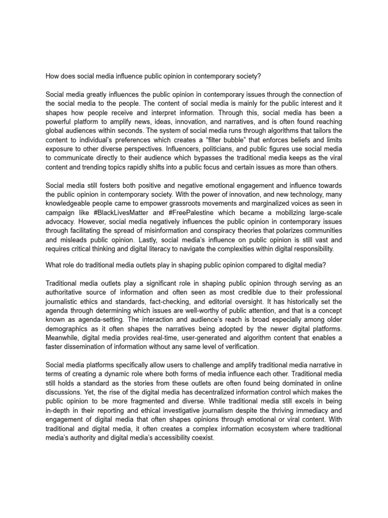 MIDTERMS | PDF | Social Media | Popular Culture & Media Studies