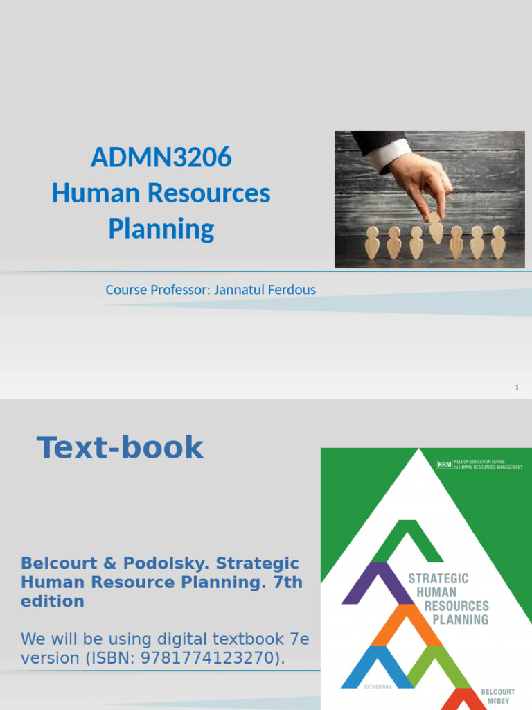 Strategic Human Resource Planning Guide | PDF