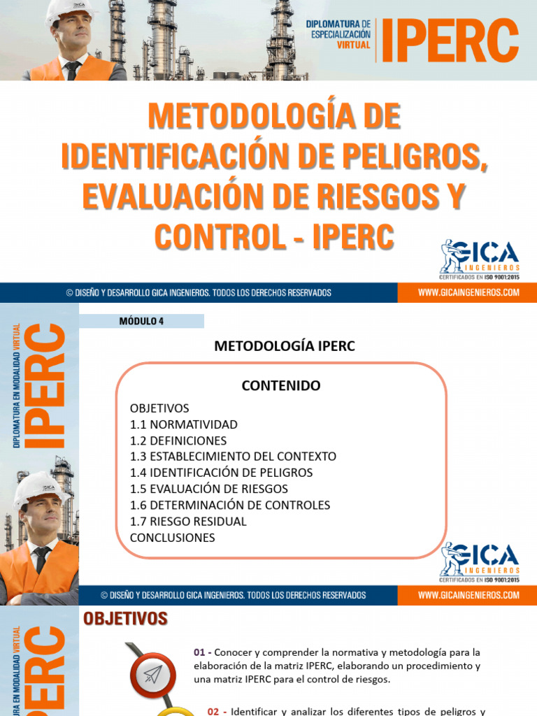 Metodología IPERC: Identificación y Control de Riesgos | PDF | Riesgo ...