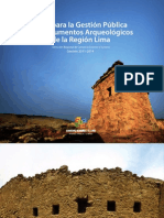 Guía para La Gestión Pública de Monumentos Arqueológicos de La Región Lima (2012)