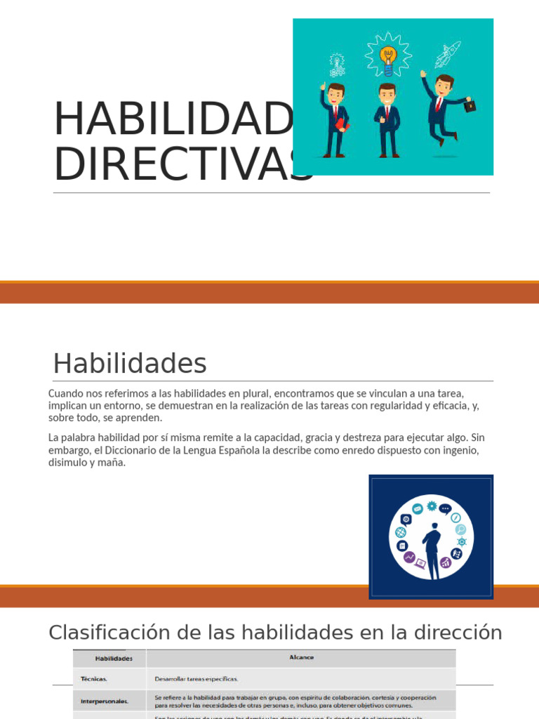 Habilidades Directivas Esenciales para Líderes | PDF