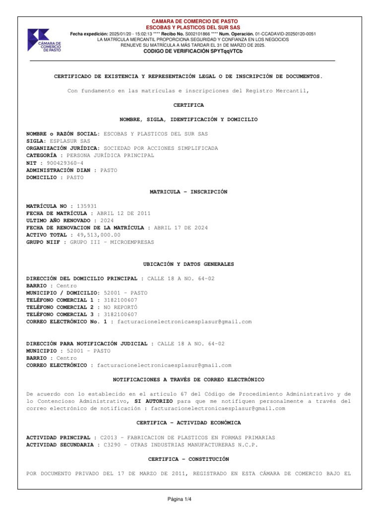 SPYTqq VTCB | PDF | Sociedad de responsabilidad limitada | Comercio