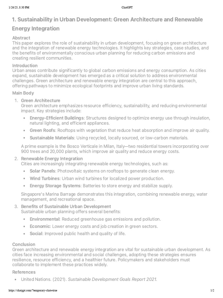 Urban Sustainability Solutions | PDF | Sustainable Architecture ...