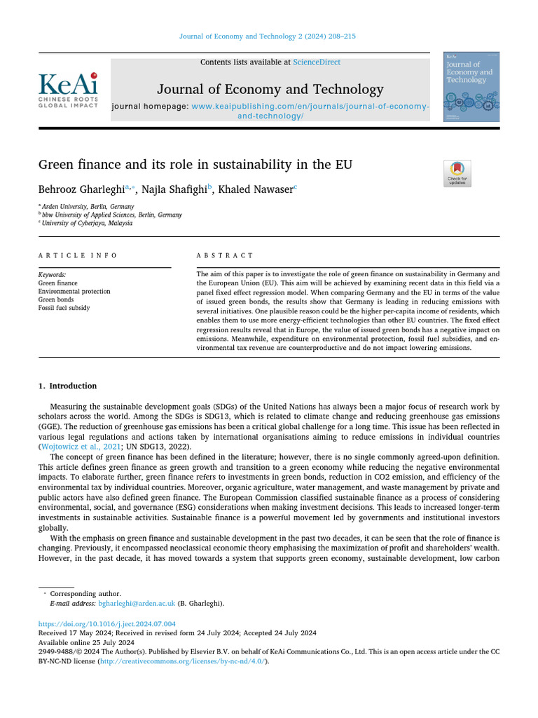 Green Finance Sustainability Pdf Gross Domestic Product Climate
