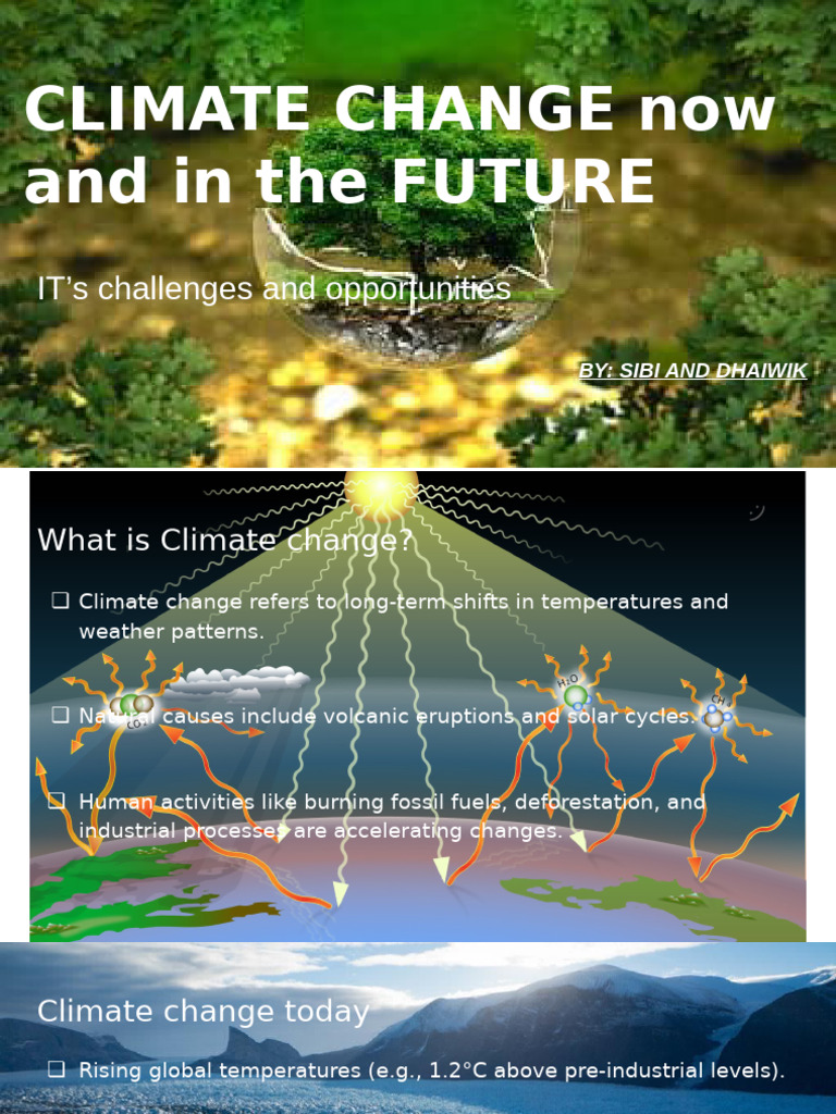 Climate Change: Challenges & Solutions | PDF | Climate Change | Climate ...