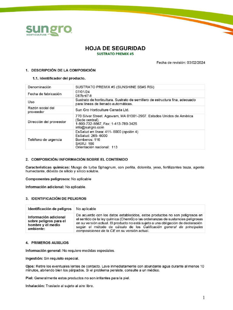 Premix 5 HS 2024 | PDF