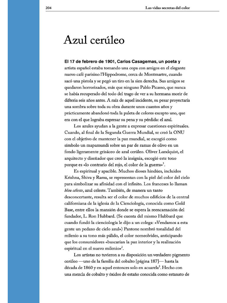 Azul Cerúleo | PDF
