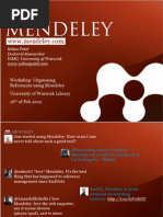 Download Mendeley Workshop Presentation by Salma Patel SN82053472 doc pdf
