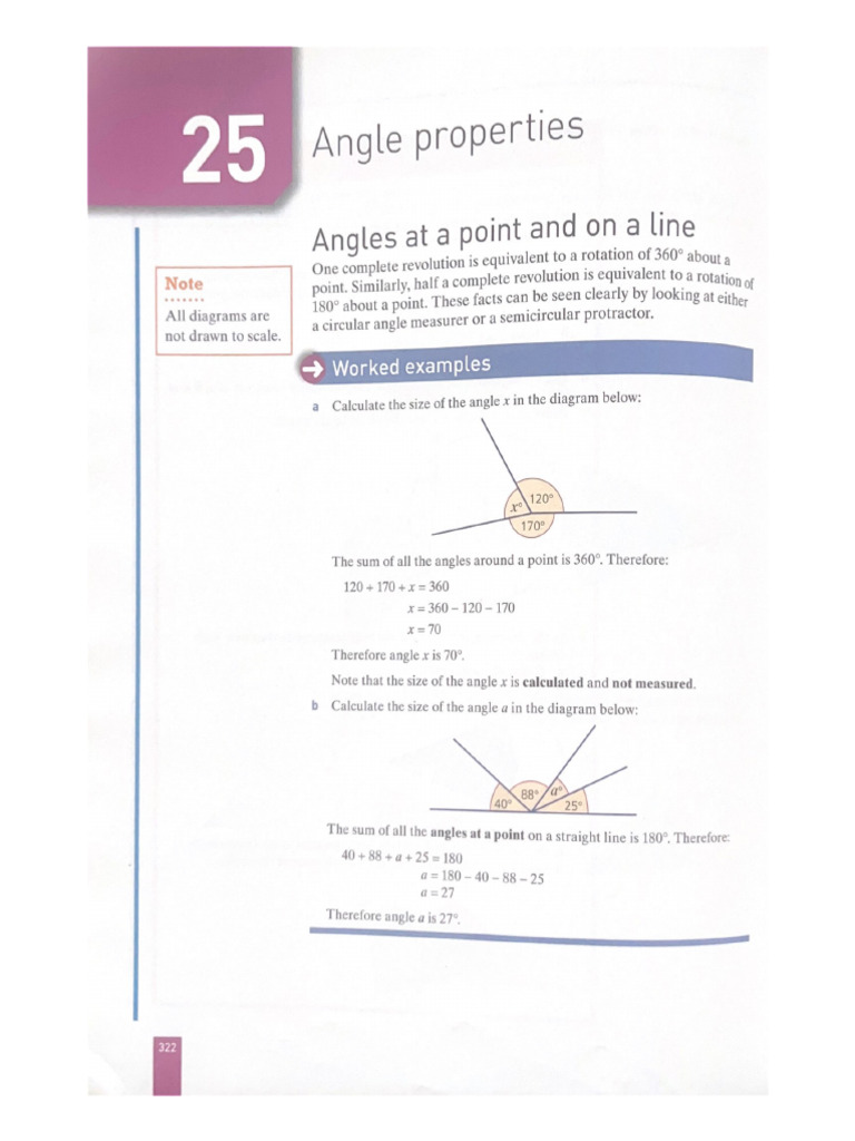 25) Angle Properties | PDF
