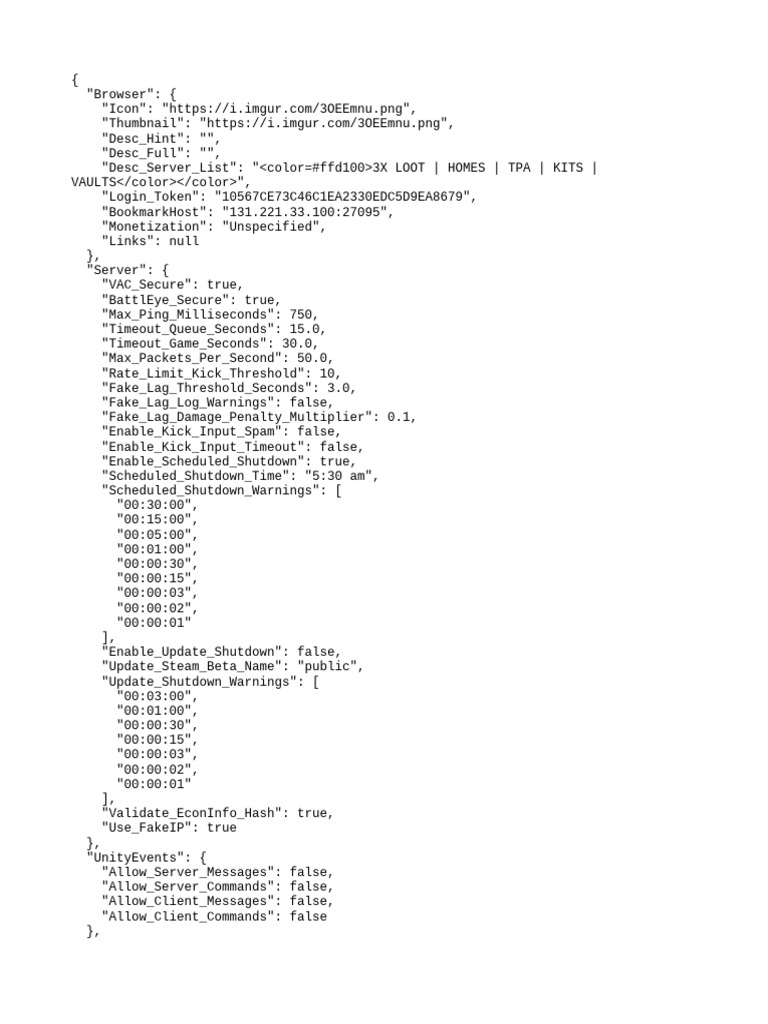 Game Server Configuration Guide | PDF