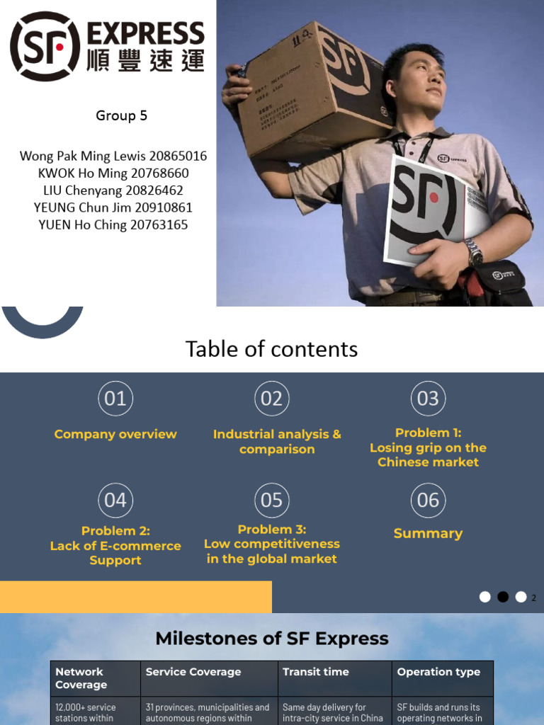 Enhancing SF Express E-commerce Logistics | PDF | E Commerce | China