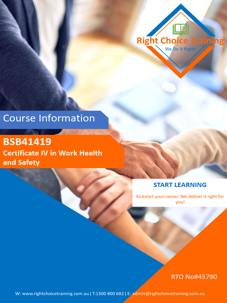 Certificate IV in Work Health Safety | PDF | Educational Technology