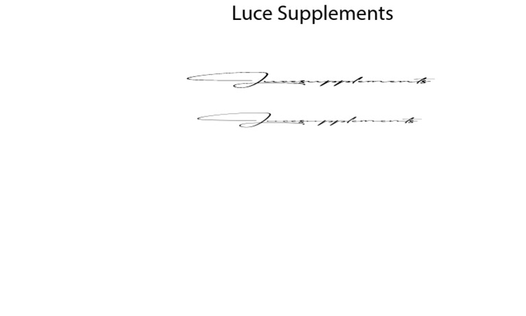 Luce Supplements Overview | PDF