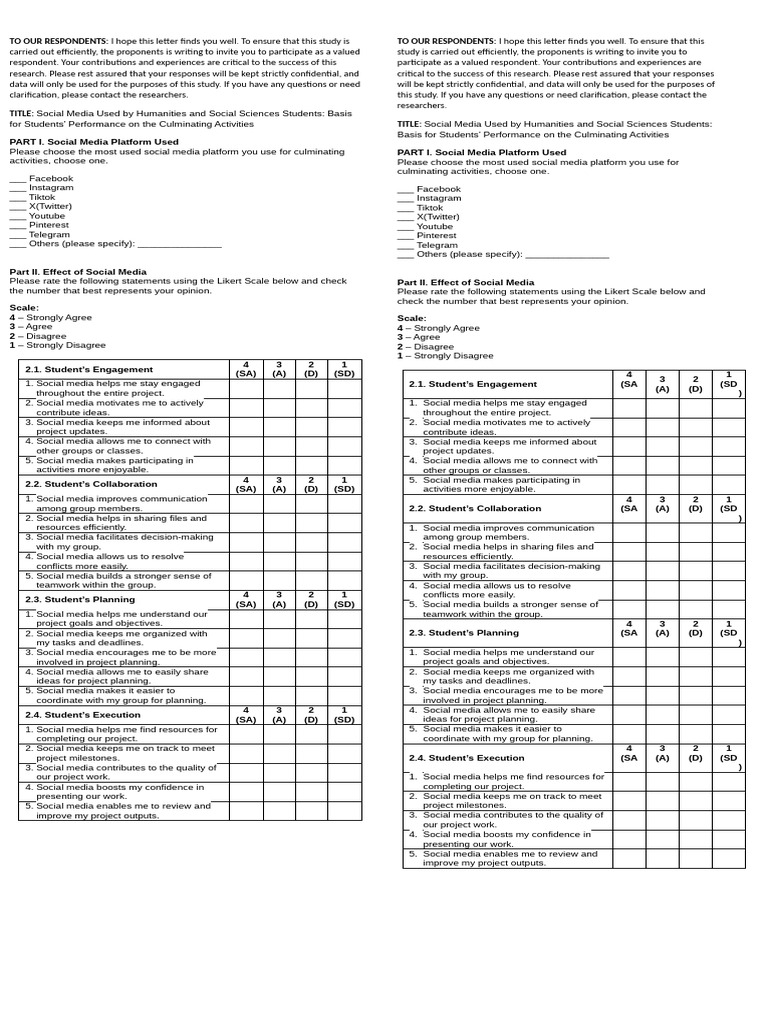 Survey pr2 (1) | PDF | Social Psychology | Communication
