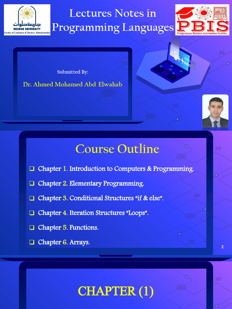 Lecture 1. Introduction To Programming | PDF | Computer Programming ...