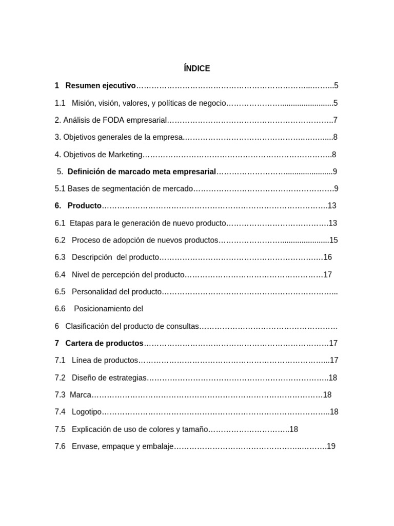 Estrategia de Marketing y Producto Empresarial | PDF | Producto ...