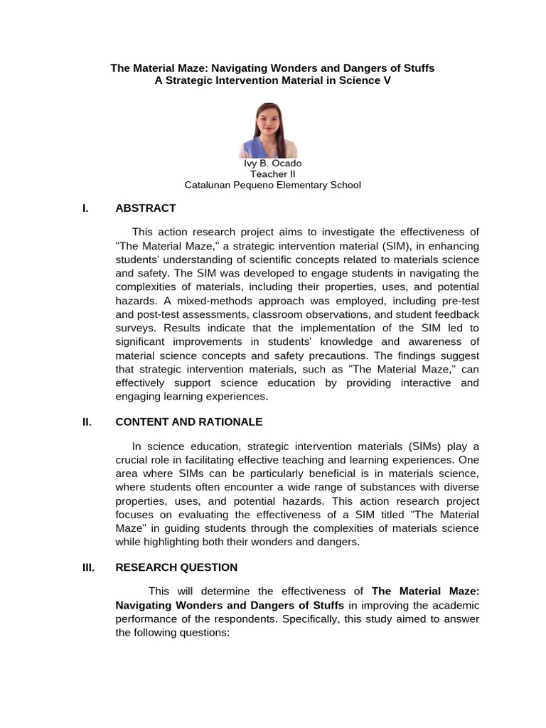 Enhancing Science Learning with SIMs | PDF | Science | Learning