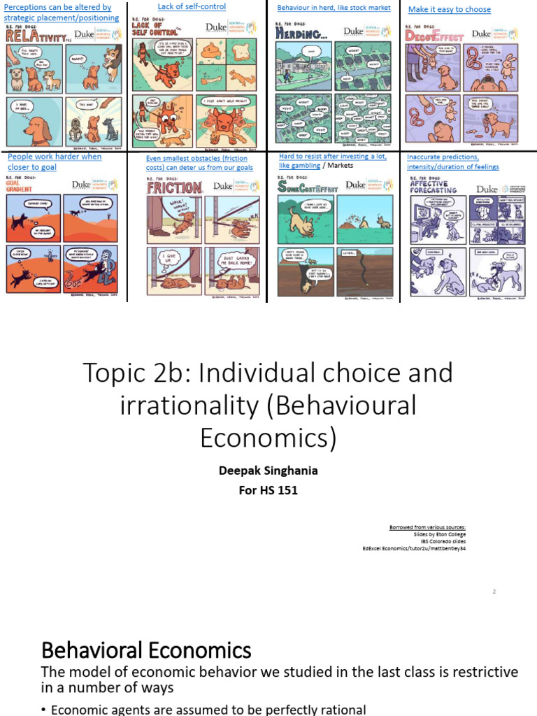 2b Choice and Constraints Irrational | PDF | Rationality | Behavioral ...