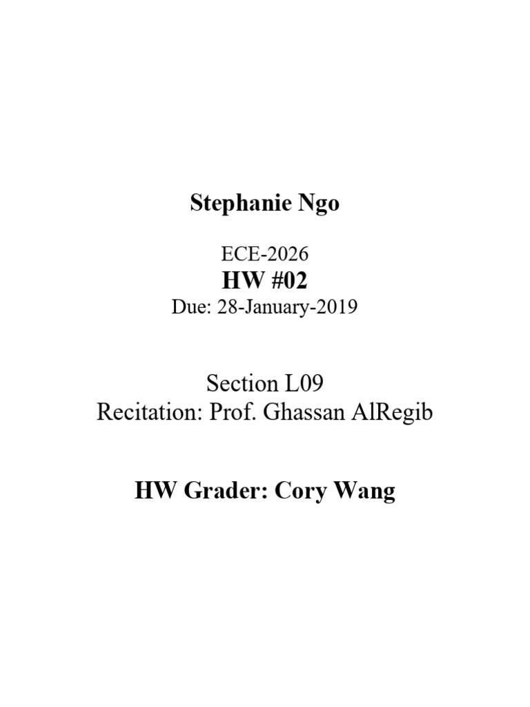 Ece 2026 Homework 2 Pdf