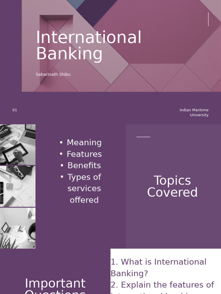 Overview of International Banking Services | PDF | Banks | Currency