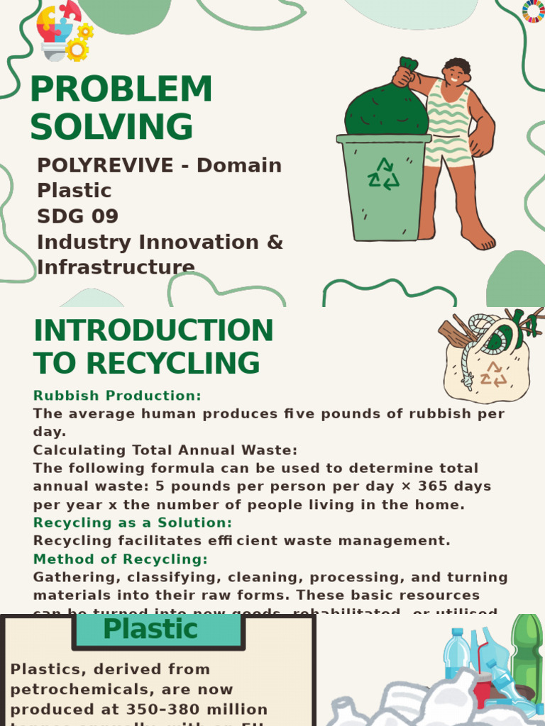 Recycling Solutions for Plastic Waste Management | PDF | Recycling ...