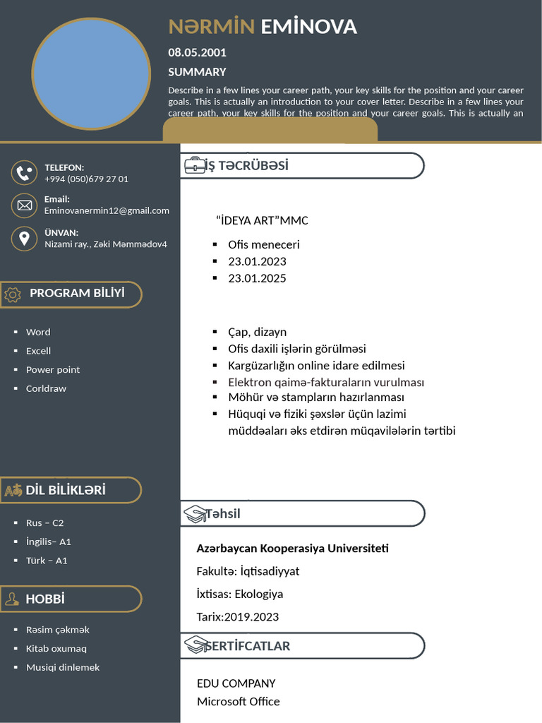 CV 1 | PDF
