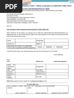 NIC Email ID Update Application Form | PDF | Computer Security | Security