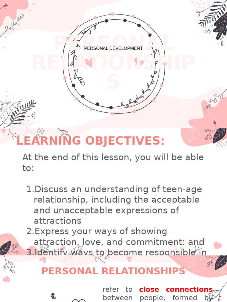 Understanding Personal Relationships | PDF | Love | Emotions