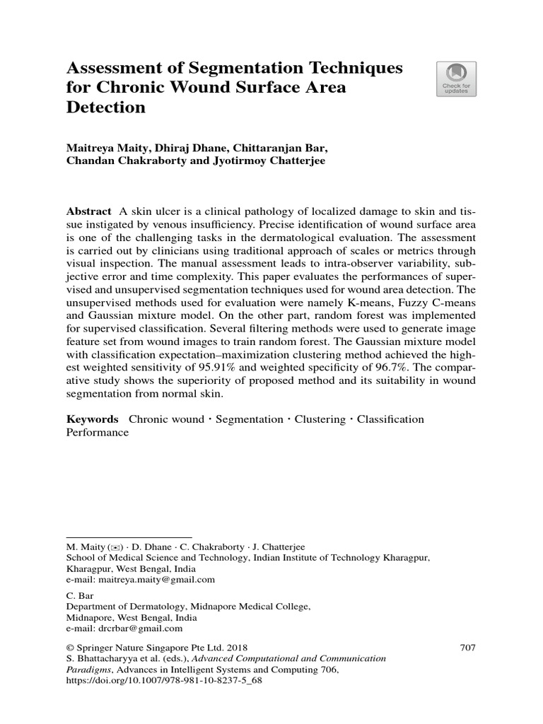 Assessment of Segmentation Techniques | PDF