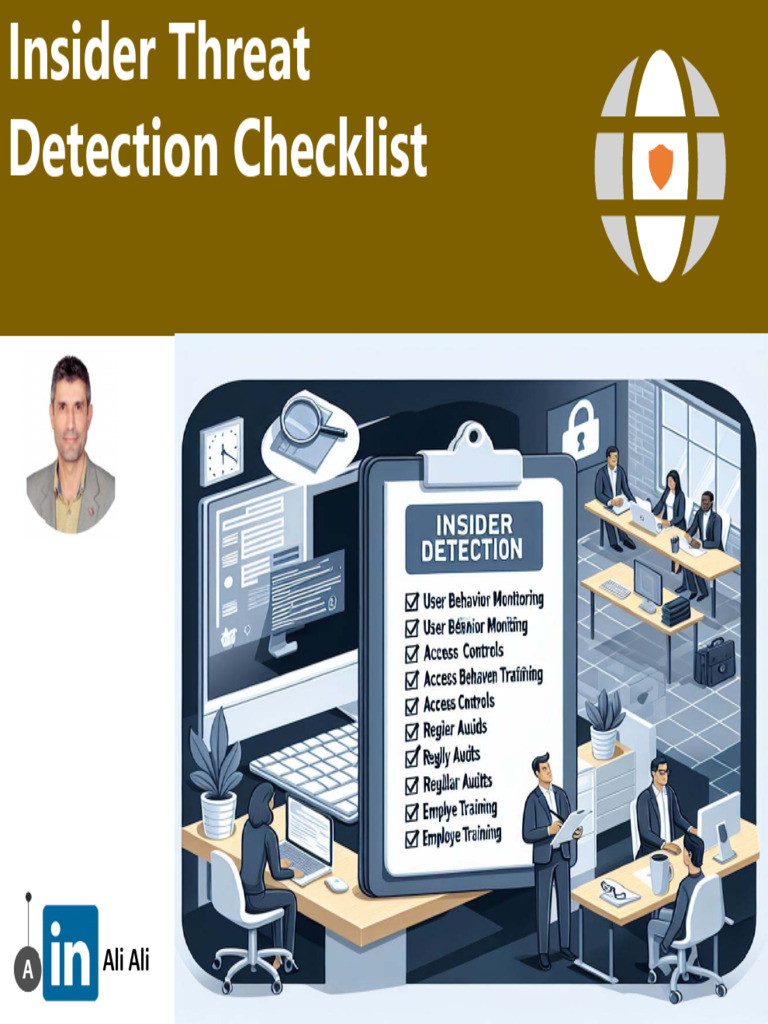 Checklist Insider Threat | PDF | Computer Security | Security