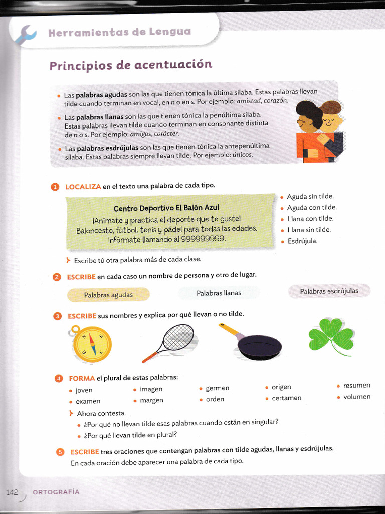 Principios de acentuación en español | PDF | Voz humana | Fonología