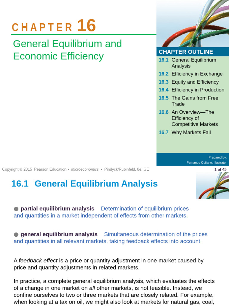 General Equilibrium and Economic Efficiency | PDF | Welfare Economics ...