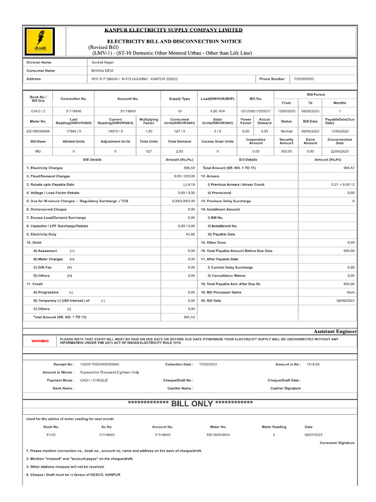 Bill | PDF