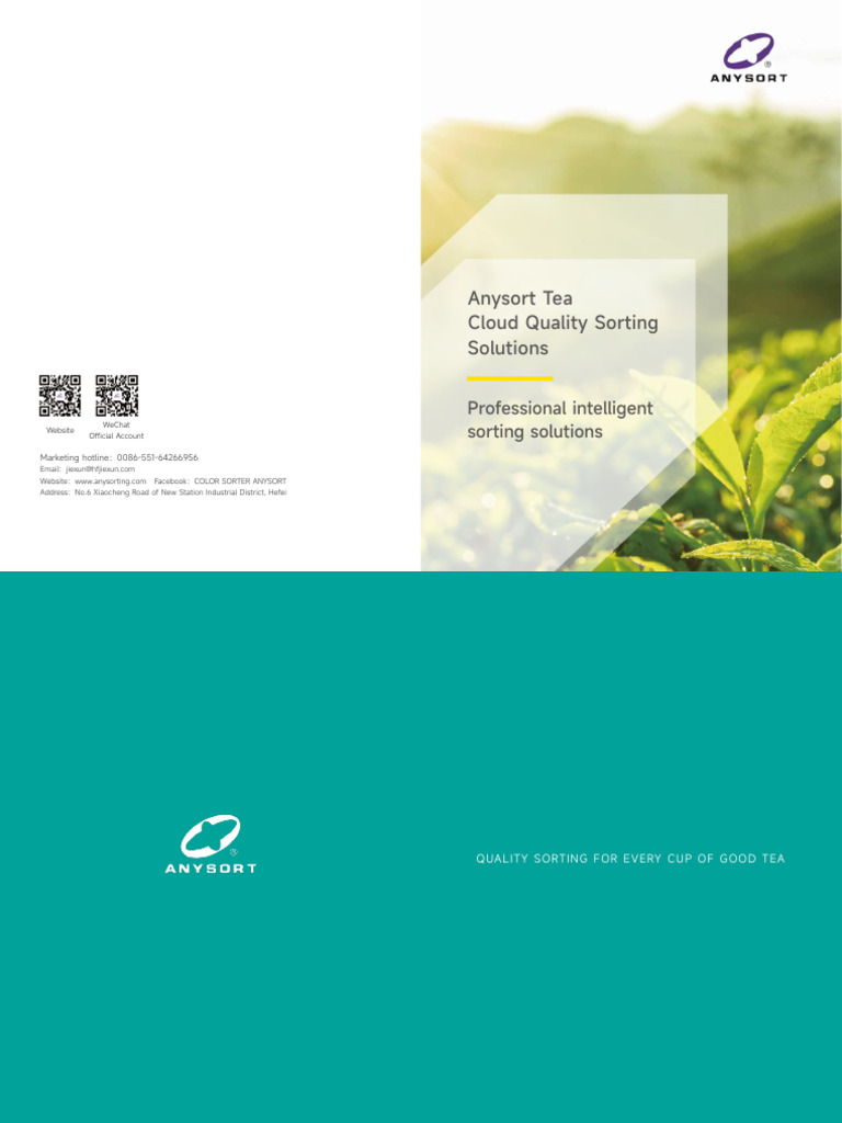 Anysort Tea Quality Sorting Solutions | PDF | Cloud Computing