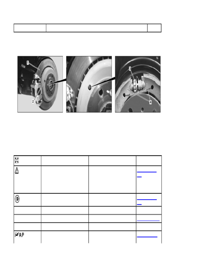 Parking Brake Adjust Pdf Brake Manufactured Goods