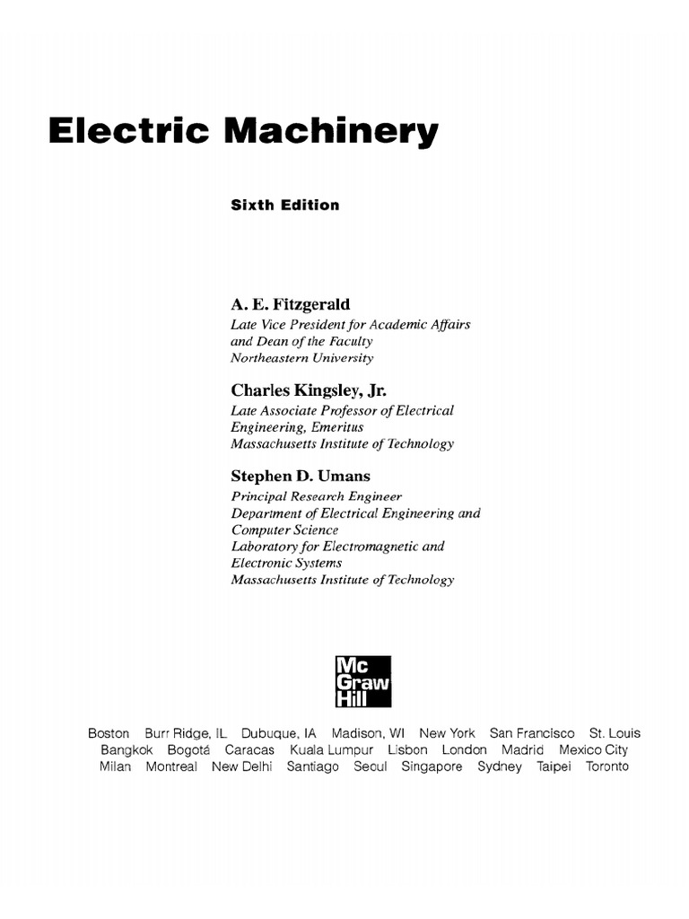 Electricaly Machinery | PDF