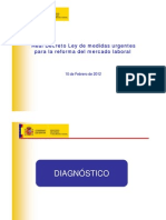 Real Decreto Ley de medidas urgentes para la reforma del mercado laboral