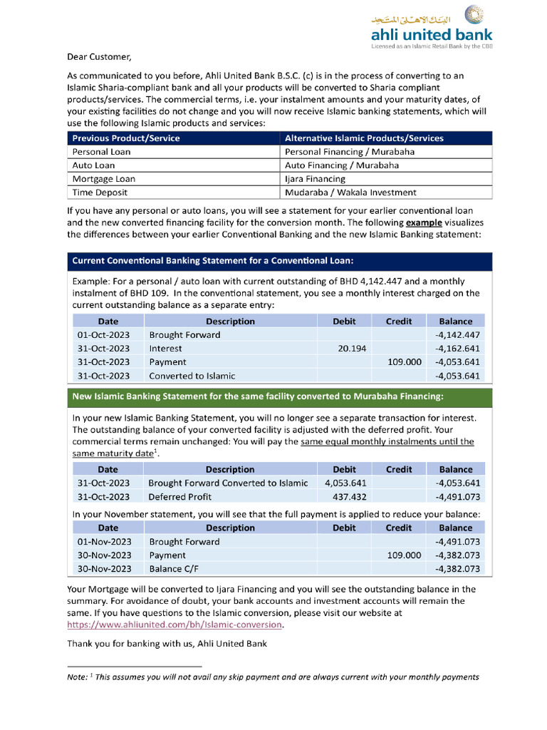 Ahli United Bank Account Statement | PDF | Bahrain | Payments