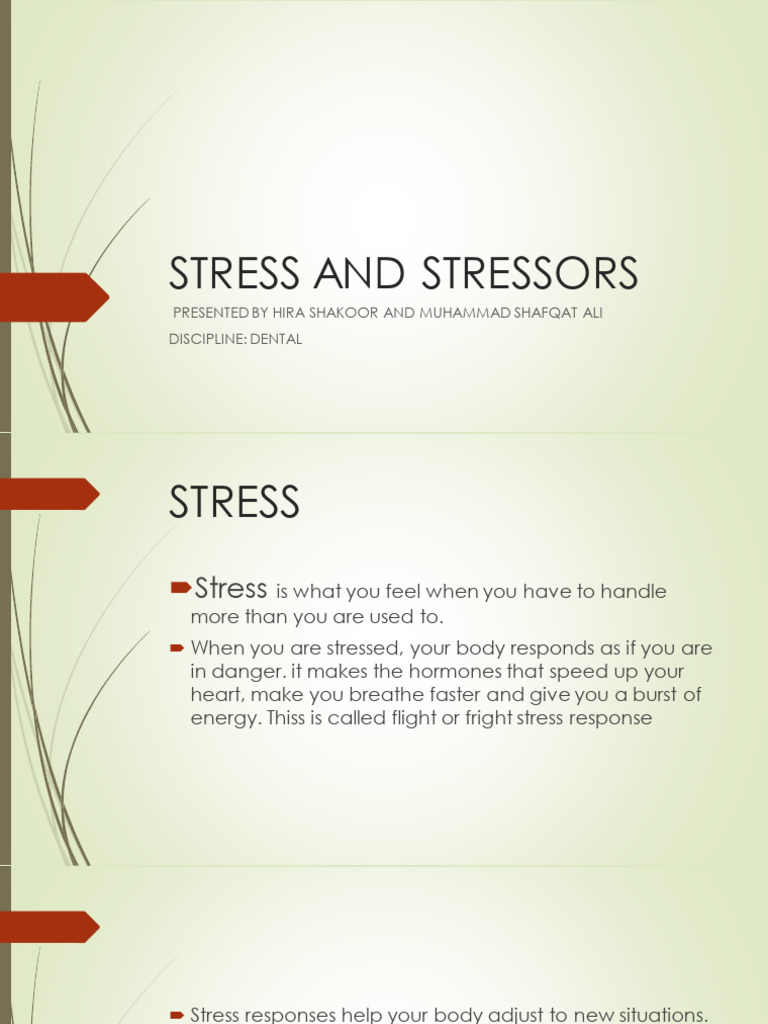 Behavioral Sci STRESS AND STRESSORS | PDF | Stress (Biology) | Anxiety