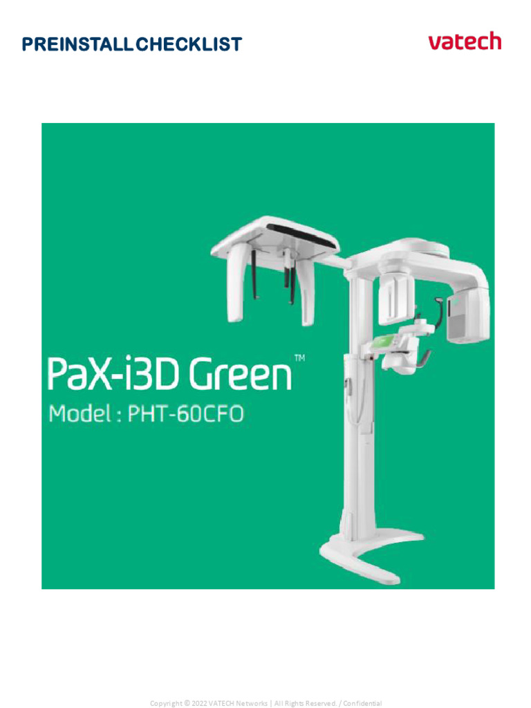 PaX-i3D Green 17x15 - Pre - Install | PDF | Graphics Processing Unit ...