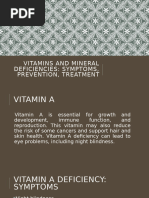 Vitamin Deficiency Diseases and Remedies | PDF