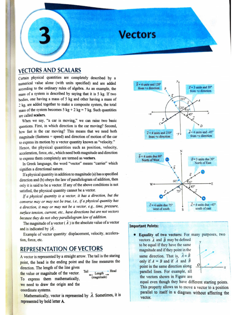 Vectors | PDF