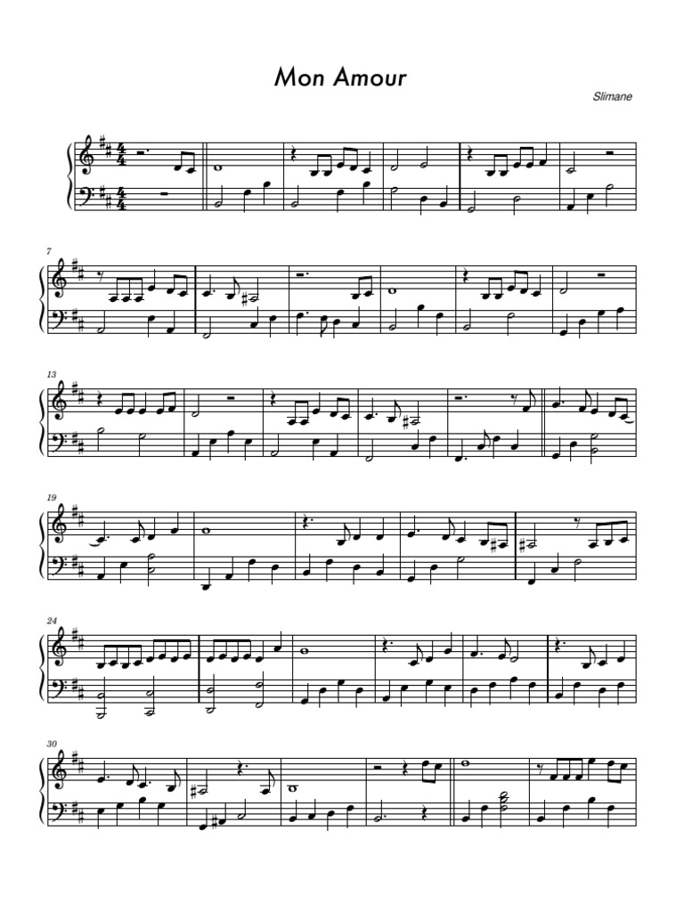 Mon Amour Slimane Pdf Songs Competition