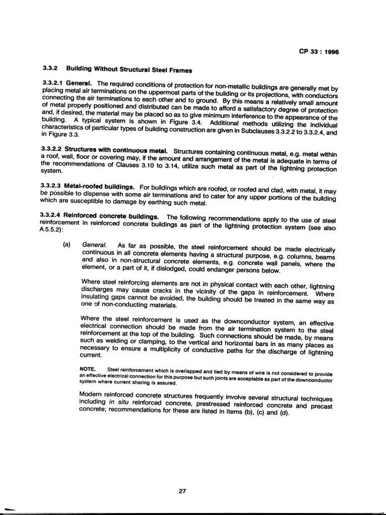 CP 33 1996 Lightning Protection-29 | PDF