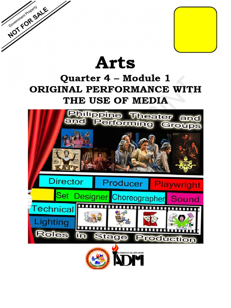 Grade 10 Arts: Original Performance Module | PDF