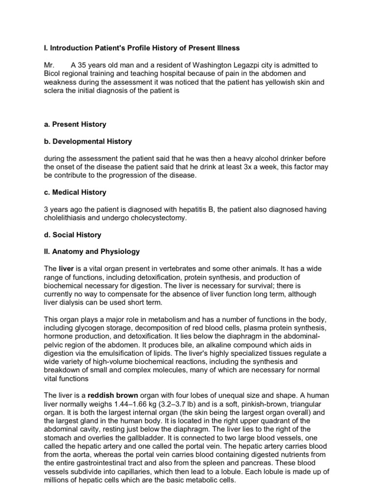 Cirrhosis case study quizlet image