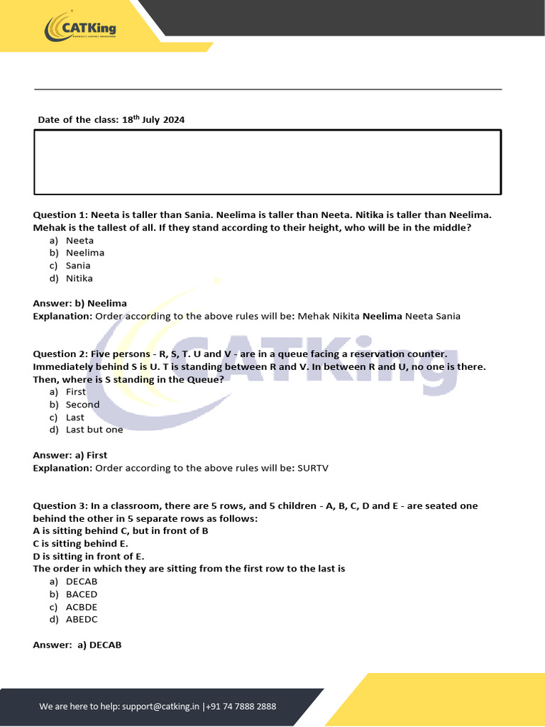 17th July - A4 - LR Analytical Puzzles | PDF | Edible Fruits | Fruit