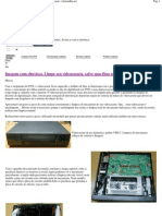 Limpe Seu Videocassete Corretamente Sem o - EletroniKa