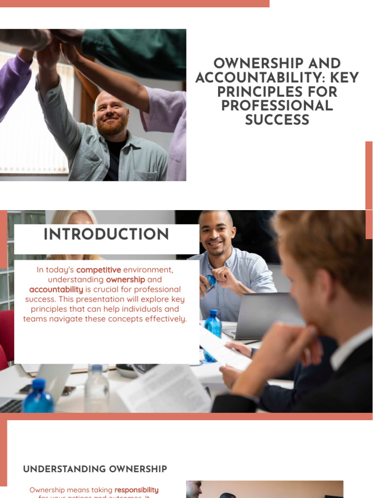 Ownership and Accountability for Success | PDF | Accountability | Business